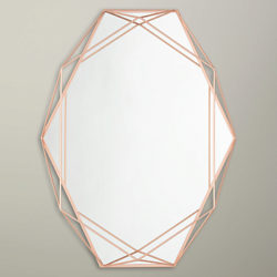 Umbra Prisma Wall Mirror, 43 x 57cm Copper
